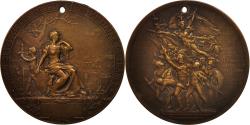 World Coins - France, Medal, Union des sociétés d'instruction militaire de France, Politics