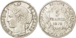 World Coins - Coin, France, Cérès, 5 Francs, 1870, Paris, , Silver, KM:819