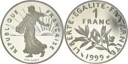 World Coins - Coin, France, Semeuse, Franc, 1999, Proof, , Nickel, KM:925.2