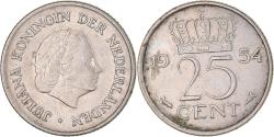 World Coins - Coin, Netherlands, 25 Cents, 1954