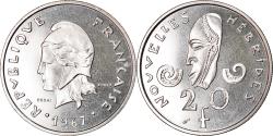 World Coins - Coin, New Hebrides, 20 Francs, 1967, Paris, ESSAI, , Nickel, KM:E3