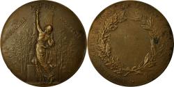 World Coins - France, Medal, Union des sociétés de gymnastique de France, Chapu,