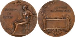 World Coins - France, Medal, Journal de Normandie, Rouen, Bronze, Baudichon,