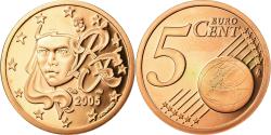 World Coins - France, 5 Euro Cent, 2005, BE, , Copper Plated Steel, KM:1284