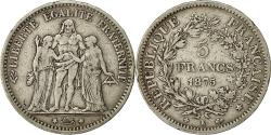 World Coins - Coin, France, Hercule, 5 Francs, 1875, Bordeaux, , Silver, KM:820.2
