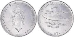 World Coins - Coin, VATICAN CITY, Paul VI, 10 Lire, 1974, Roma, , Aluminum, KM:119