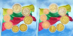 World Coins - Other, 1 Cent to 2 Euro, 2015,