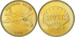 World Coins - France, Token, Collection Shell, Heinkel HE 178, Bronze-Aluminium,