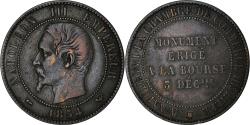 World Coins - France, Lille, Second Empire, Napoléon III, Bourse, 1854, Chambre de Commerce