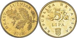 World Coins - Coin, Croatia, 5 Lipa, 2003