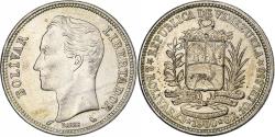 World Coins - Coin, Venezuela, 2 Bolivares, 1960, , Silver, KM:A37