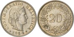 World Coins - Coin, Switzerland, 20 Rappen, 1964, Bern, , Copper-nickel, KM:29a