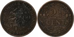 World Coins - Coin, Netherlands, Wilhelmina I, 2-1/2 Cent, 1913, , Bronze, KM:150