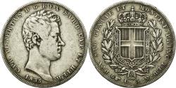 World Coins - Coin, ITALIAN STATES, SARDINIA, Carlo Alberto, 5 Lire, 1835, Torino,