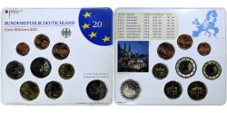 World Coins - GERMANY - FEDERAL REPUBLIC, Set 1 ct. - 2 Euro + 2€, Kölner Dom, Coin card