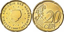 World Coins - Netherlands, Beatrix, 20 Centimes, 2000, Utrecht, Nordic gold,