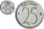 World Coins - Belgium, Baudouin I, 25 Centimes, 1975, , Cupronickel, KM:153