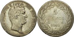 World Coins - Coin, France, Louis-Philippe, 5 Francs, 1831, Toulouse, , Silver