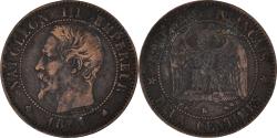 World Coins - Coin, France, Napoleon III, Napoléon III, 2 Centimes, 1855, Bordeaux