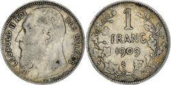 World Coins - Coin, Belgium, Franc, 1909, , Silver, KM:56.1