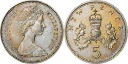 World Coins - Great Britain, Elizabeth II, 5 New Pence, 1980, Copper-nickel, , KM:911