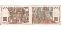 World Coins - France, 100 Francs, Jeune Paysan, 1953-06-04, Z.542, VF(30-35)