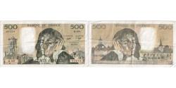 World Coins - France, 500 Francs, Pascal, 1982-08-05, M.160, VF(30-35)