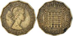 World Coins - Coin, Great Britain, 3 Pence, 1957