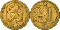 World Coins - Coin, Czechoslovakia, 20 Haleru, 1975, , Nickel-brass, KM:74