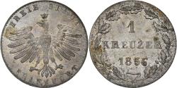 World Coins - Coin, German States, FRANKFURT AM MAIN, Kreuzer, 1856, , Silver, KM:312
