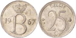 World Coins - Coin, Belgium, 25 Centimes, 1967