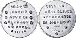 World Coins - France, Medal, Abat le Riche, Vive le Partage des Biens, (1848-1852), Tin
