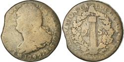 World Coins - Coin, France, 2 sols françois, 2 Sols, 1792, Rouen, , Bronze