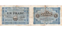 World Coins - France, Bordeaux, 1 Franc, 1917, VF(20-25), Pirot:30-14