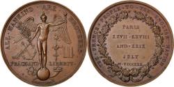 World Coins - FRANCE, Politics, Society, War, Louis Philippe I, Medal, , Caqué, B...
