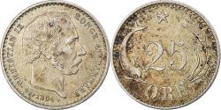 World Coins - Coin, Denmark, Christian IX, 25 Öre, 1905, Copenhagen, , Silver