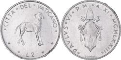 World Coins - Coin, VATICAN CITY, Paul VI, 2 Lire, 1973, , Aluminum, KM:117