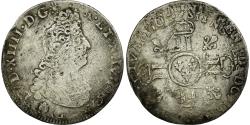 World Coins - Coin, France, Louis XIV, 1/12 Ecu aux 8 L, 1704, Troyes, Very rare,