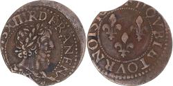 World Coins - Coin, France, Louis XIII, Double Tournois, 1610-1643, , Copper