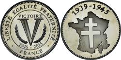 World Coins - France, Medal, 70 Ans de la Victoire, WAR, 2015, , Copper-nickel