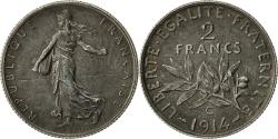World Coins - Coin, France, Semeuse, 2 Francs, 1914, Castelsarrasin, , Silver