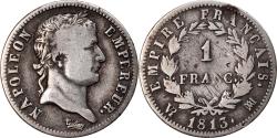World Coins - Coin, France, Napoléon I, Franc, 1813, Marseille, , Silver, KM:692.11