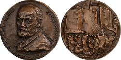 World Coins - France, Medal, 50th anniversary of death, Émile Zola, Undated (1952), MDP