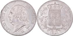 World Coins - Coin, France, Louis XVIII, 5 Francs, 1821, Lille, Rare in this quality