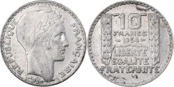 World Coins - France, 10 Francs, Turin, 1934, Paris, Silver,