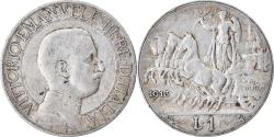 World Coins - Coin, Italy, Vittorio Emanuele III, Lira, 1913, Rome, , Silver, KM:45