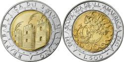World Coins - San Marino, 500 Lire, 1992, Rome, Bi-Metallic, , KM:286