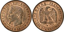 World Coins - Coin, France, Napoleon III, Napoléon III, 2 Centimes, 1855, Strasbourg