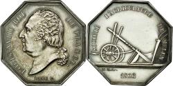 World Coins - France, Token, Agriculture and Horticulture, 1823, , Silver