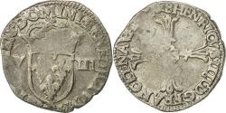 World Coins - Coin, France, Henri IV, 1/8 Ecu, 1608, Rennes, , Silver, Sombart:4688